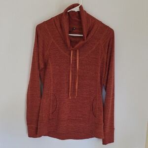 Kuhl Women's Cowl Neck Sweater in Rust